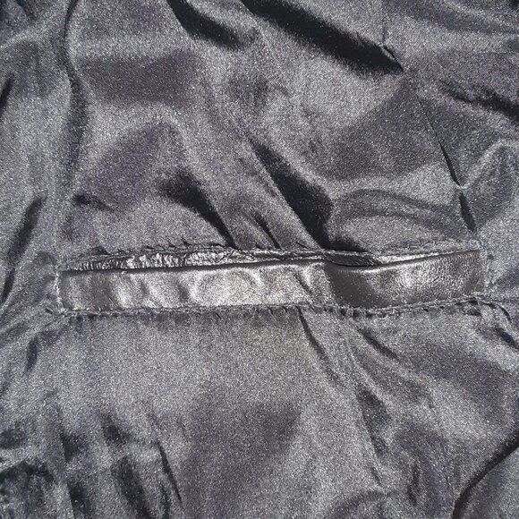 NRA CCW Benefactor Leather Bomber Jacket * Men XL * 56" Chest x 27" Length * EUC - Picture 14 of 15